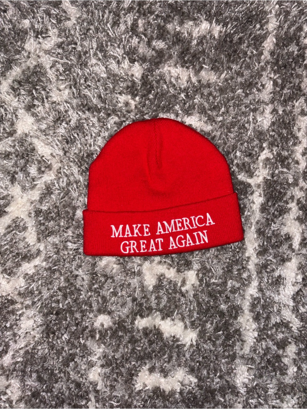 Red 'Make America Great Again' Knit Beanie